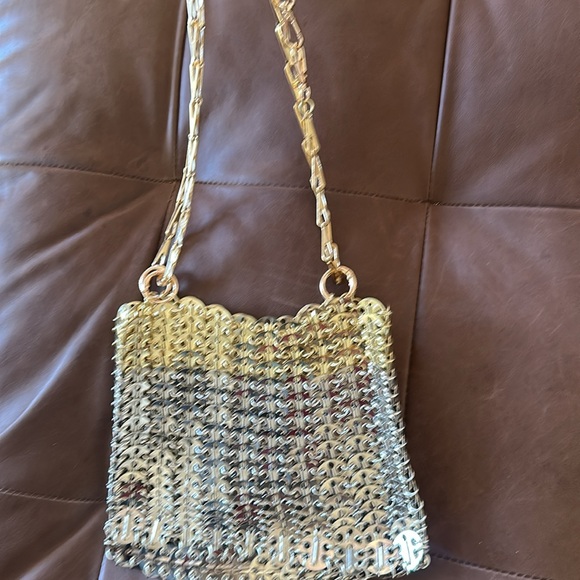 Gold and Silver Chainmail bag (Paco rabanne style) - Picture 3 of 3